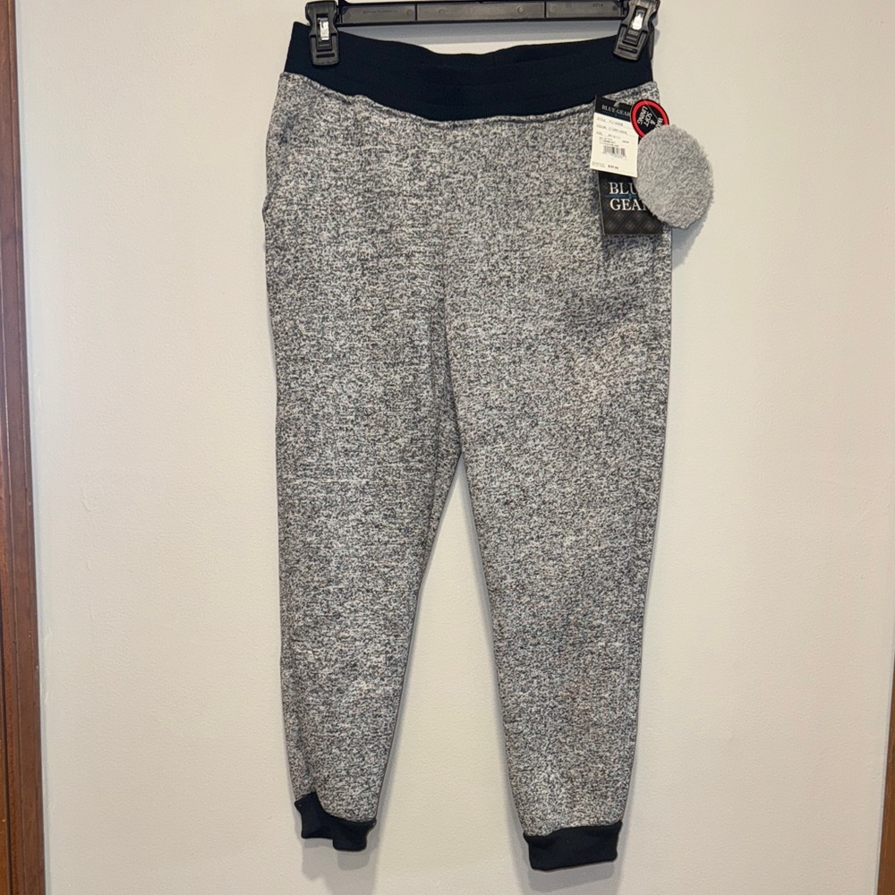 Blue Gear NWT M Light Gray Marble Jogger Sweatpants